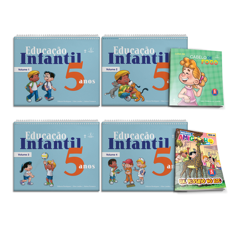 Livro Alfabetização Inteligente Volume 5 Completo - Atividades para a  Educação Infantil - Cantinho do Saber
